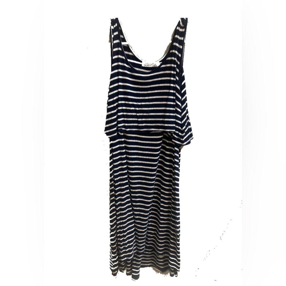 Latched Mama striped nursing dress